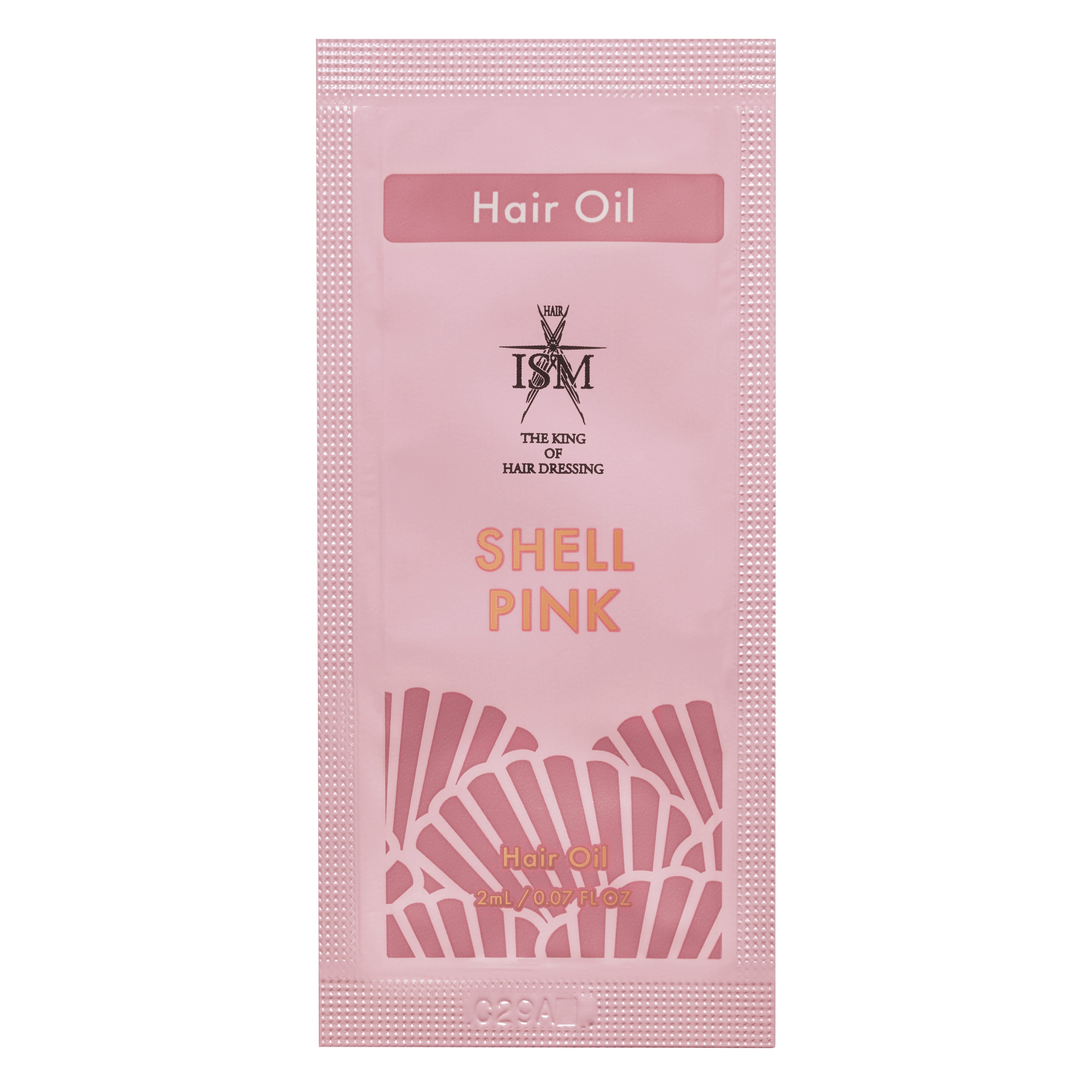 ISMヘアオイルトライアルパック シェルピンク