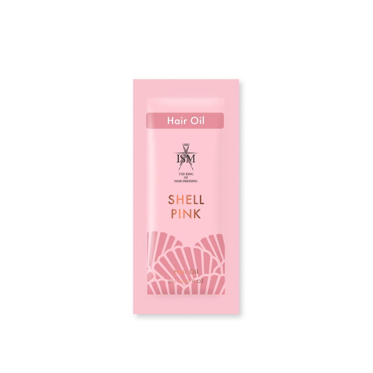 ISMヘアオイルトライアルパック シェルピンク