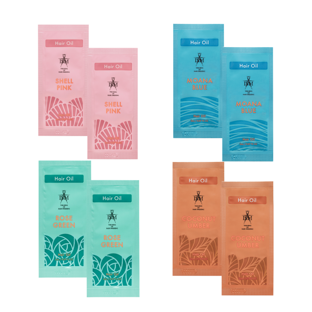 ISM ヘアオイルトライアルパック８個セット